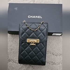 Chanel Golden Class Wallet on Chain Phone Holder Bag